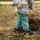 Cool Club, Ghete pentru baieti, bleumarin, model ursulet, brant din piele, talpa Bio-Fit