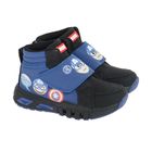 Cool Club, Ghete pentru baieti, negru-bleumarin, cu lumini led, imprimeu The Avengers