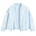 Cool Club, Hanorac bomber pentru fete, cu fermoar, albastru