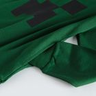 Cool Club, Hanorac cu fermoar pentru baieti, verde, imprimeu Minecraft
