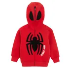 Cool Club, Hanorac cu gluga pentru baieti, cu fermoar, rosu, imprimeu Spider-Man