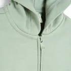 Cool Club, Hanorac cu gluga pentru baieti, cu fermoar, verde