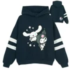 Cool Club, Hanorac cu gluga pentru fete, calduros, bleumarin, imprimeu Hello Kitty and Friends