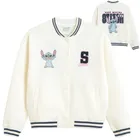 Cool Club, Hanorac cu gluga pentru fete, cu capse, alb, imprimeu Lilo si Stitch