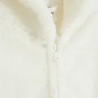 Cool Club, Hanorac cu gluga pentru fete, cu fermoar, alb