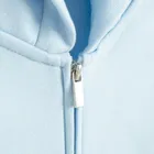 Cool Club, Hanorac cu gluga pentru fete, cu fermoar, calduros, albastru