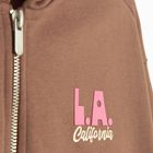 Cool Club, Hanorac cu gluga pentru fete, cu fermoar, maro