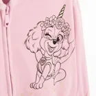 Cool Club, Hanorac cu gluga pentru fete, cu fermoar, velur, roz, imprimeu Paw Patrol