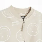 Cool Club, Hanorac pentru baieti, subtire, cu fermoar, bej, imprimeu SmileWorld