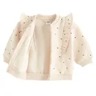 Cool Club, Hanorac pentru fete, cu fermoar, calduros, bej