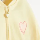 Cool Club, Hanorac pentru fete, cu fermoar, galben, imprimeu Peppa Pig