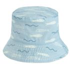 Cool Club, Palarie pentru baieti, cu doua fete, bej-albastru