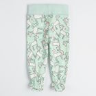 Cool Club, Pantaloni cu botosei pentru fete, gri, menta verde, set 2 buc.