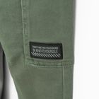Cool Club, Pantaloni din material textil pentru baieti, jogger, kaki
