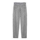 Cool Club, Pantaloni din material textil pentru fete, alb-negru, in carouri