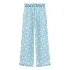 Cool Club, Pantaloni din material textil pentru fete, wide fit, albastru