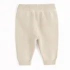 Cool Club, Pantaloni fara botosei pentru baieti, din tricot, bej