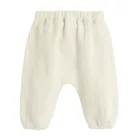 Cool Club, Pantaloni fara botosei pentru bebelusi, muselina, bej