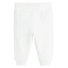 Cool Club, Pantaloni fara botosei pentru fete, alb, set, 2 buc.