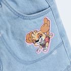 Cool Club, Pantaloni scurti de blugi pentru fete, denim, Skye, imprimeu Paw Patrol