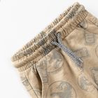 Cool Club, Pantaloni trening pentru baieti, bej, imprimeu Jurassic World