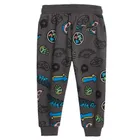 Cool Club, Pantaloni trening pentru baieti, negru-grafit, imprimeu PJ Masks