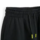 Cool Club, Pantaloni trening pentru baieti, oversize, caldurosi, negru, imprimeu SpongeBob