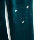 Cool Club, Pantaloni trening pentru fete, flare, velur, verde