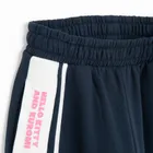 Cool Club, Pantaloni trening pentru fete, wide, caldurosi, bleumarin, imprimeu Hello Kitty and Friends