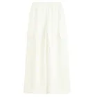 Cool Club, Pantaloni trening pentru fete, wide, ecru