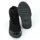 Cool Club, Pantofi pentru fete, parfumati, negru, caldurosi, brant din piele