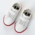 Cool Club, Pantofi sport pentru baieti, alb, imprimeu Mickey Mouse