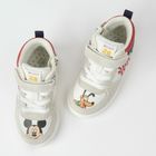 Cool Club, Pantofi sport pentru baieti, alb, imprimeu Mickey Mouse