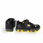 Cool Club, Pantofi sport pentru baieti, negru, talpa cu leduri