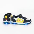 Cool Club, Pantofi sport pentru baieti, talpa cu leduri, albastru, imprimeu Pokemon