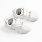 Cool Club, Pantofi sport pentru fete, alb, imprimeu SmileyWorld