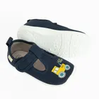 Cool Club, Papuci de casa pentru baieti, albastru, brant din piele