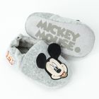 Cool Club, Papuci de casa pentru baieti, gri, imprimeu Mickey Mouse