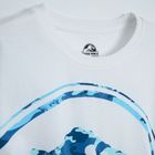 Cool Club, Pijama pentru baieti, alb-albastru, imprimeu Jurassic World
