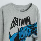 Cool Club, Pijama pentru baieti, gri, imprimeu Batman