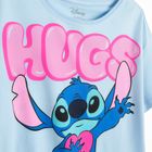 Cool Club, Pijama pentru fete, albastru, imprimeu Lilo si Stitch