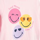 Cool Club, Pijama pentru fete, mix imprimeu SmileWorld
