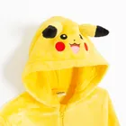 Cool Club, Pijama-salopeta cu gluga pentru baieti, galben, imprimeu Pokemon