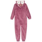 Cool Club, Pijama-salopeta cu gluga pentru fete, claret