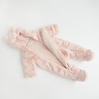 Cool Club, Pijama tip salopeta cu gluga pentru fete, roz