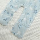 Cool Club, Pijama tip salopeta pentru baieti, polar, albastru deschis