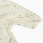 Cool Club, Pijama tip salopeta pentru bebelusi, muselina, bej