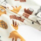 Cool Club, Pijama tip salopeta pentru bebelusi, polar, bej