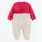 Cool Club, Pijama tip salopeta pentru bebelusi, rosu-bej