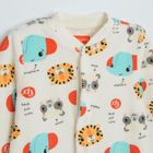 Cool Club, Pijama tip salopeta pentru bebelusi, velur, mix, imprimeu Fisher-Price, set, 2 buc.